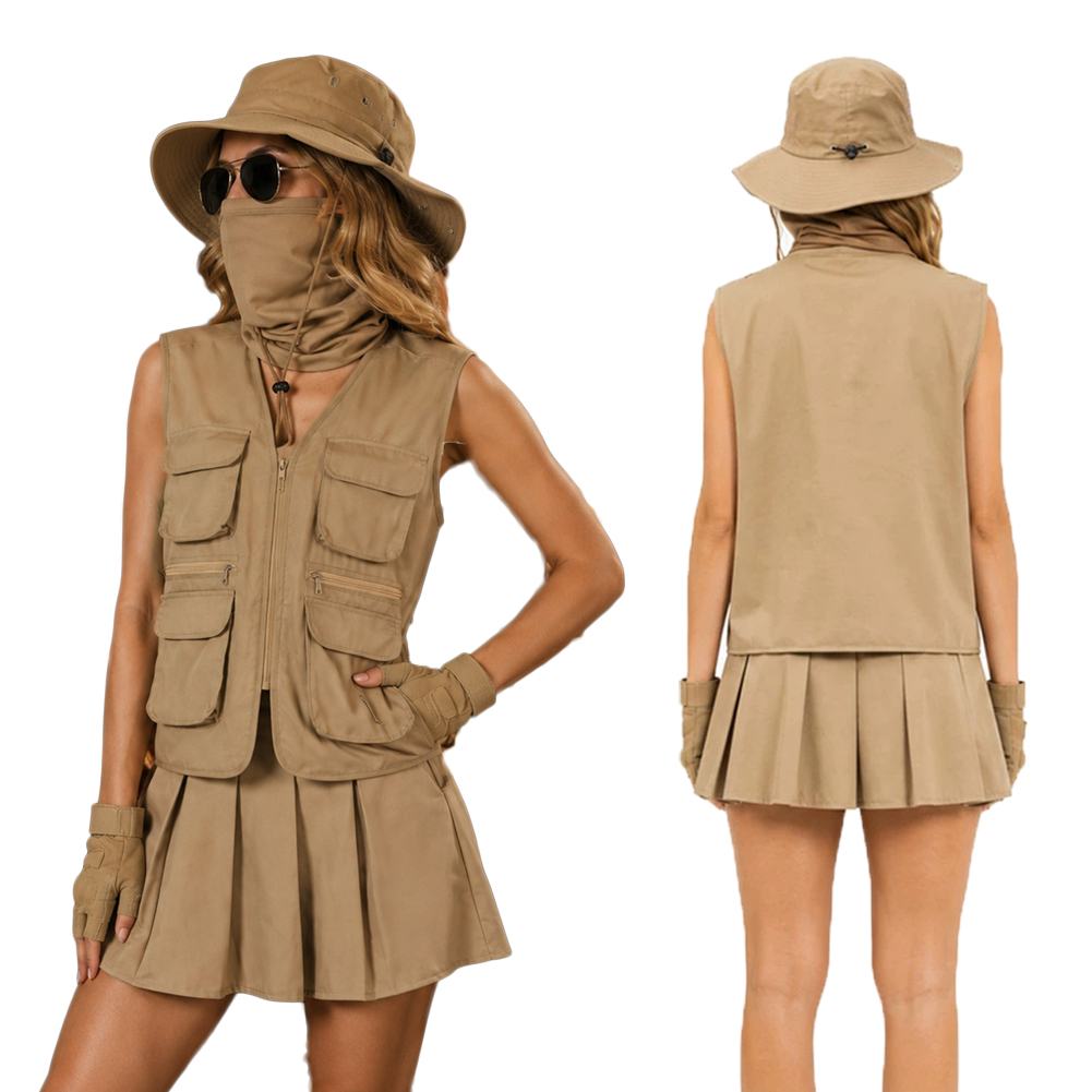 Outdoor Adventure Outfit - Roupas de Explorador ao Ar Livre,