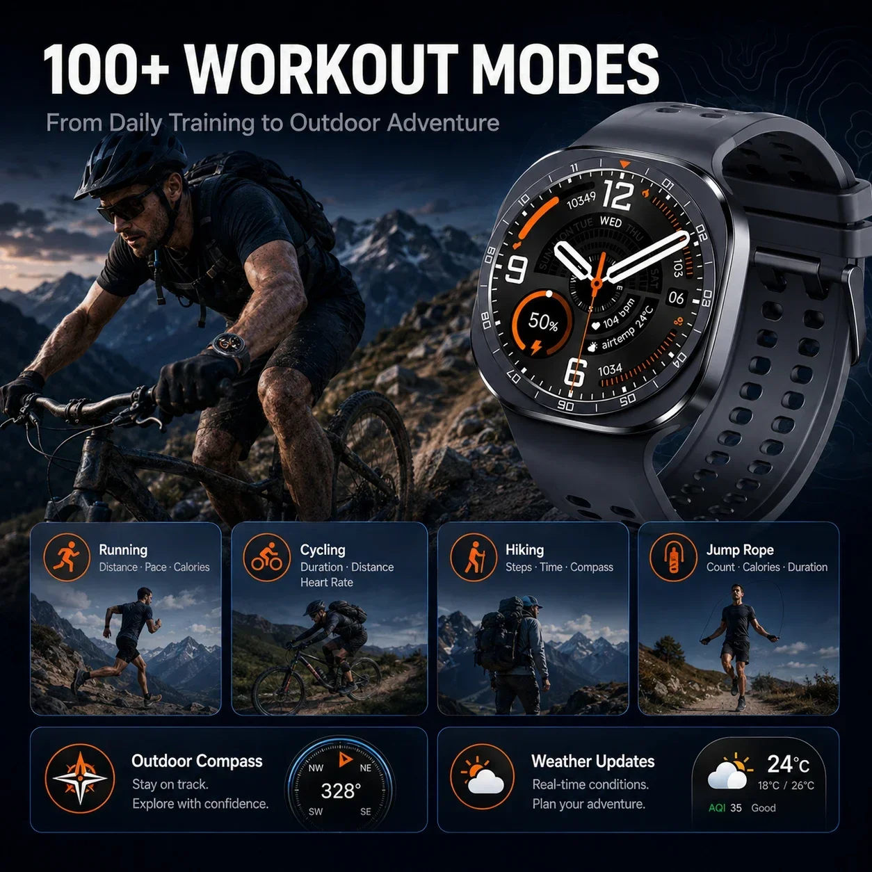 Smartwatch Masculino Robusto p - Outdoor Adventure Zone avaliação e preço