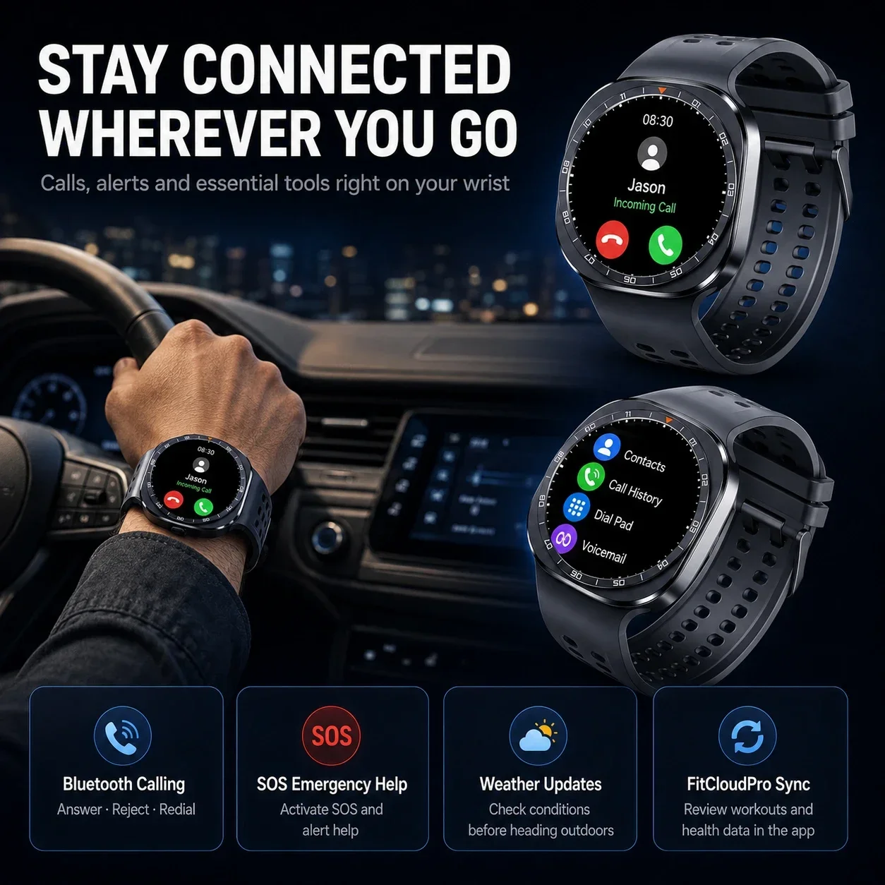 Smartwatch Masculino Robusto p - Outdoor Adventure Zone avaliação e preço