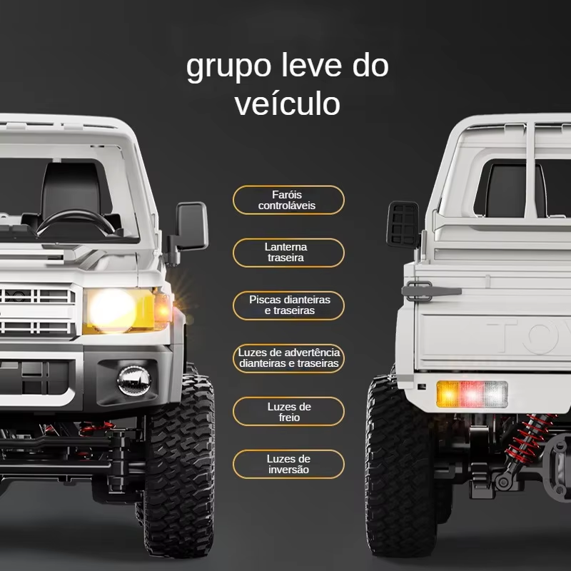 Caminhão RC MN82 1/12 4WD 2.4G - Outdoor Adventure Birthday Party avaliação e preço