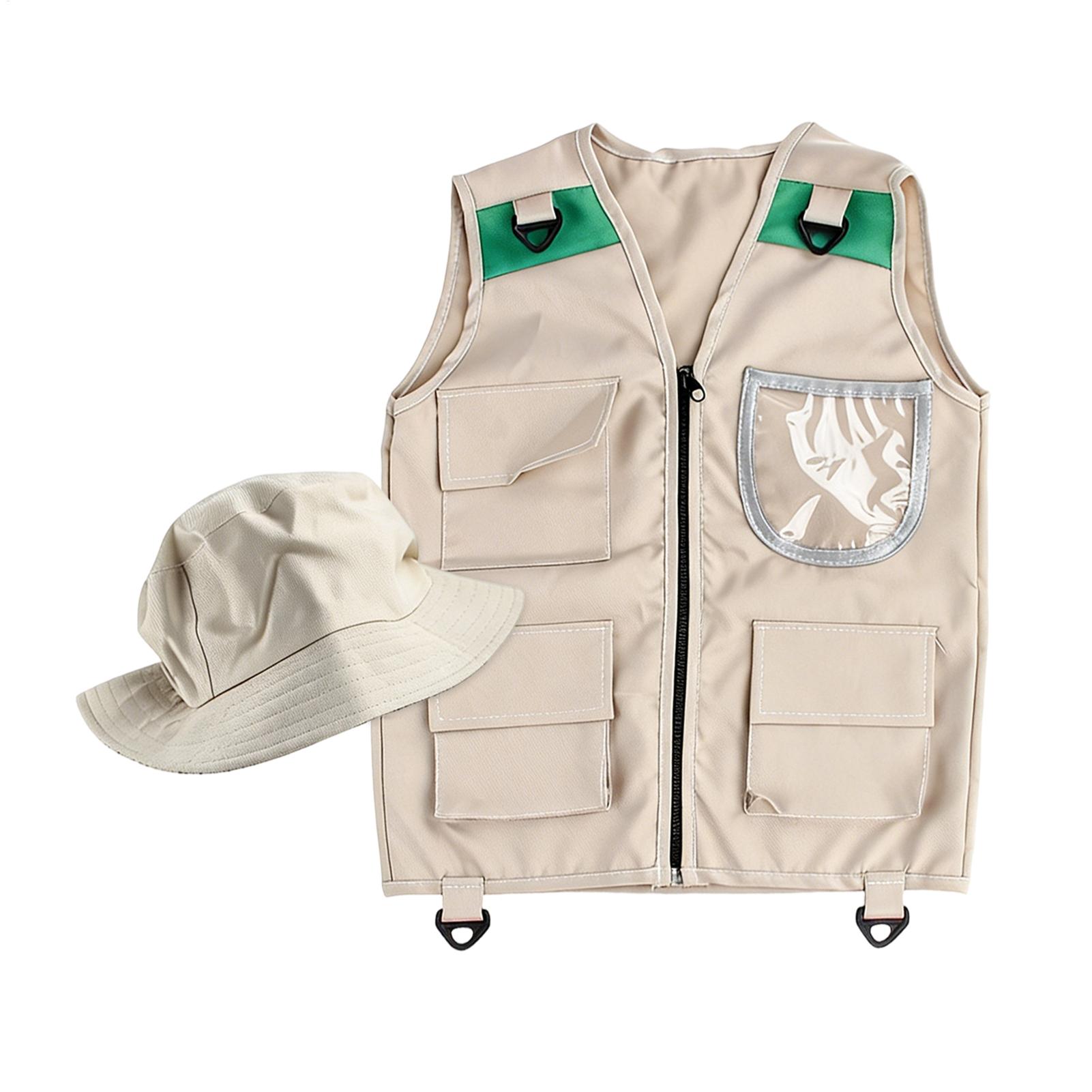 Colete e chapéu de explorador  - Outdoor Adventure Kit For Kids avaliação e preço