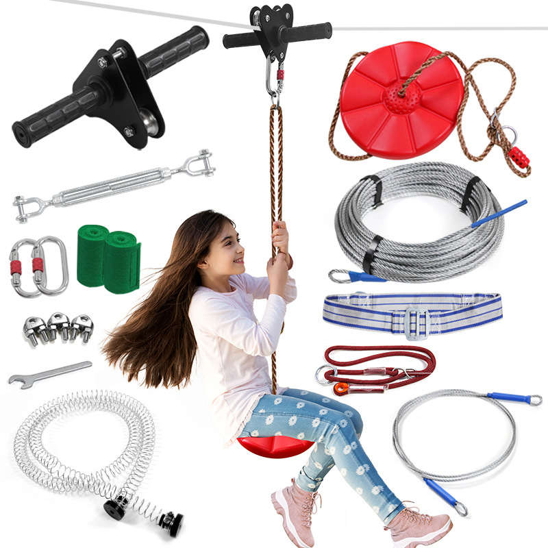 Kit de Zipline, Conjunto de Tr - Outdoor Adventure Kit For Kids avaliação e preço